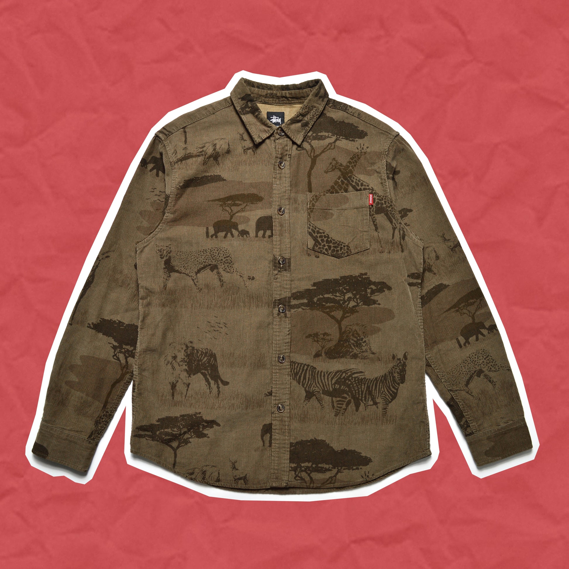 Stussy Corduroy Safari Shirt (~M~)