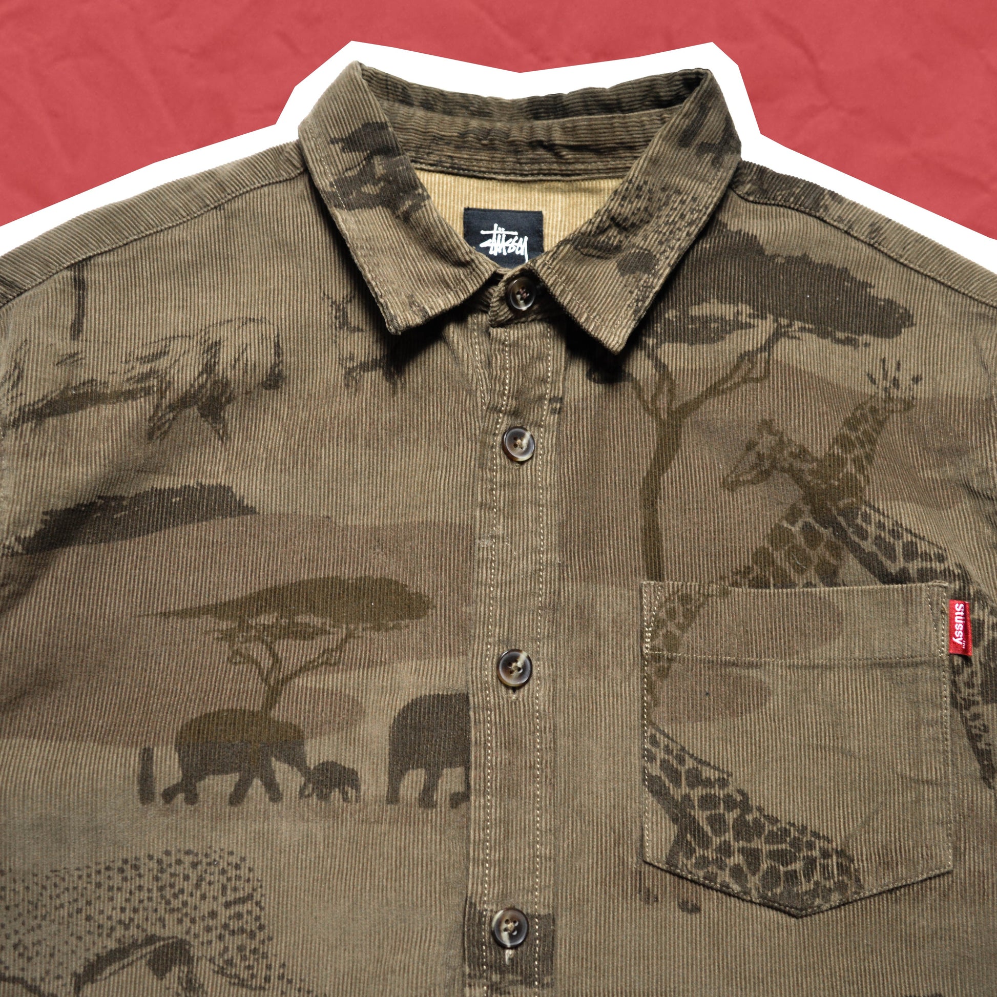 Stussy Corduroy Safari Shirt (~M~)