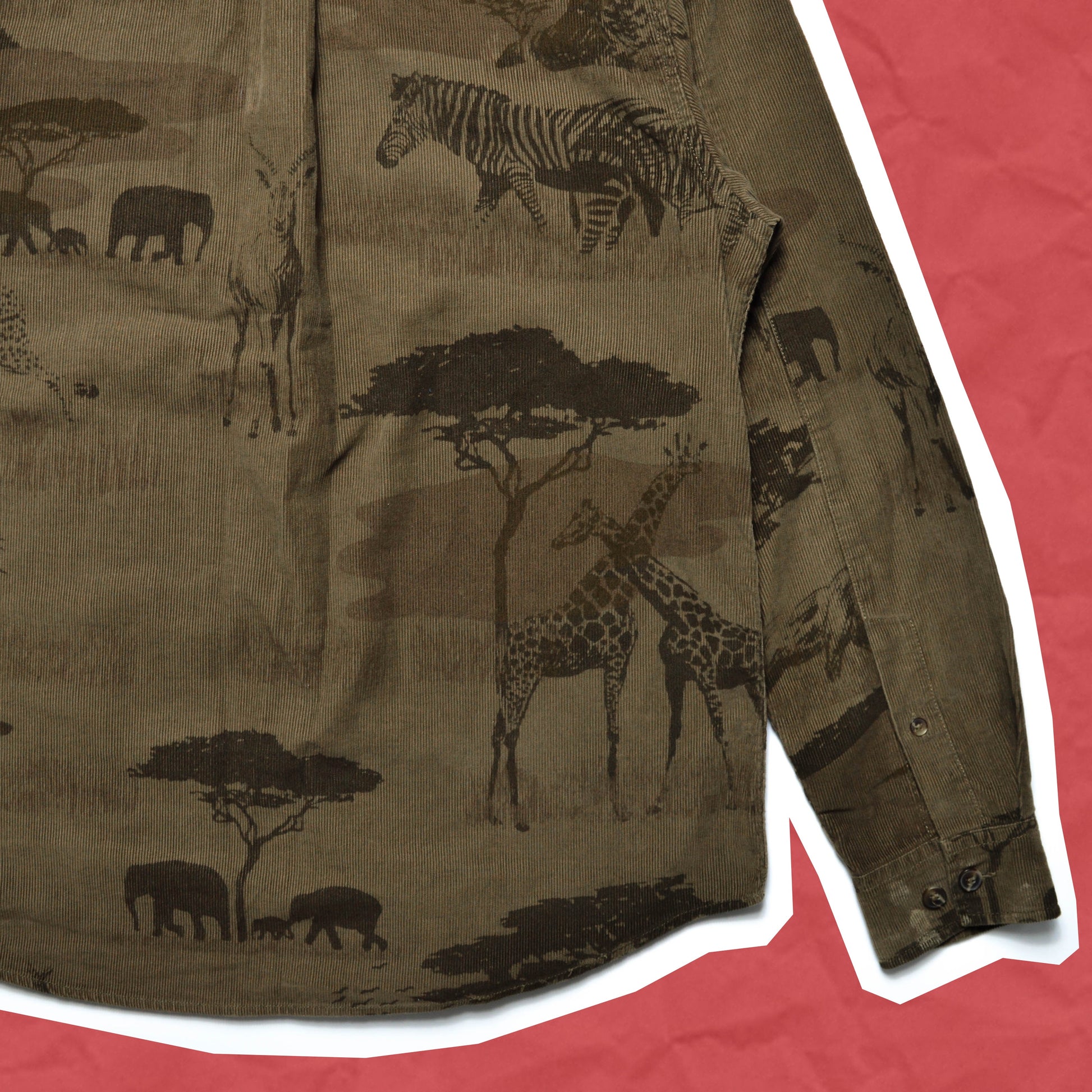 Stussy Corduroy Safari Shirt (~M~)