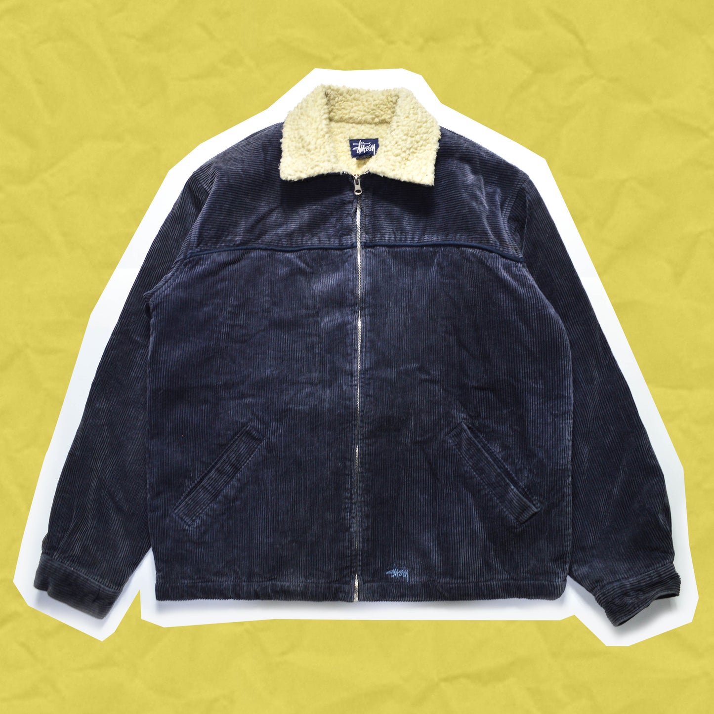 Stussy Corduroy Sherpa Lined Jacket (M~L)