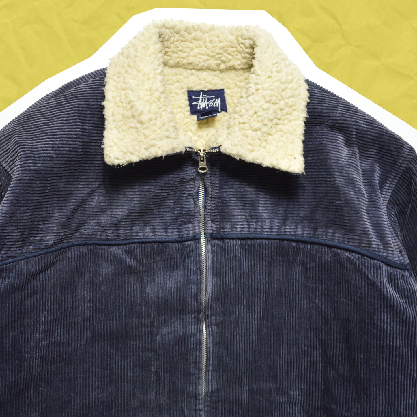 Stussy Corduroy Sherpa Lined Jacket (M~L)