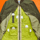 Stussy F.I.T Olive Brown / Lime Green X-Ray Hidden Tactical Vest Bomber Jacket (XL)