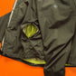 Stussy F.I.T Olive Brown / Lime Green X-Ray Hidden Tactical Vest Bomber Jacket (XL)