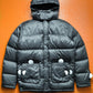 Stussy Grey Ripstop Multi-compartment Tactical Puffer Jacket (~M~)