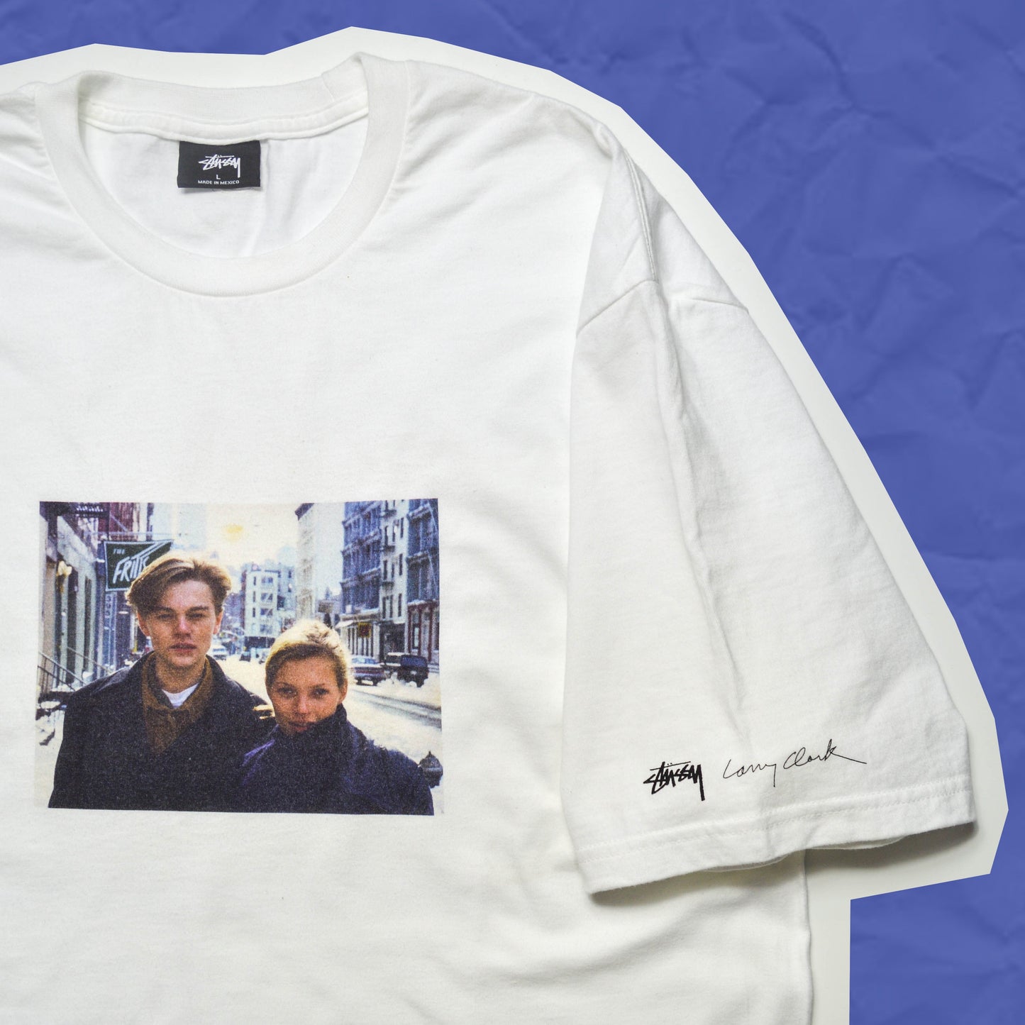 Stussy Larry Clark / Leonardo DiCaprio / Kate Moss Photo T-shirt (L)