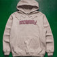 Stussy Warm Heather Wood Block Graphic Print Pullover Hoody (M)