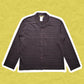 Y's / Yohji Yamamoto Tonal Striped Burgundy Shirt (~M~)